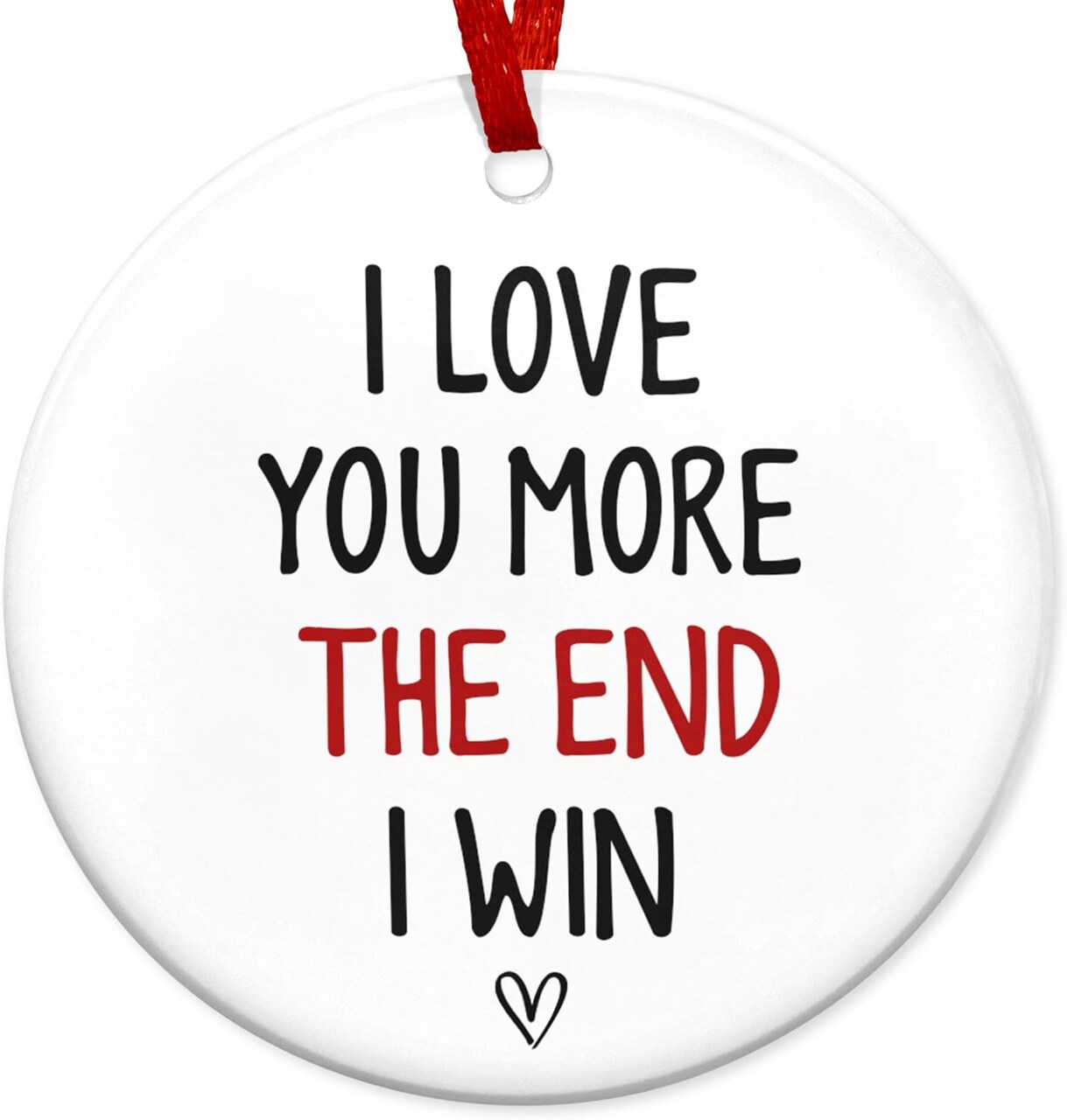Couple Gifts for Him, Her, Christmas Ornament - Anniversary Wedding Gifts for Husband, Wife, Boyfriend, Girlfriend, Just Married Couple Gifts - Christmas Tree Decoration Ceramic Ornament